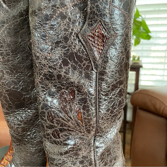 Dan Post Python Western Boots women’s size 7.5M - Picture 11 of 14